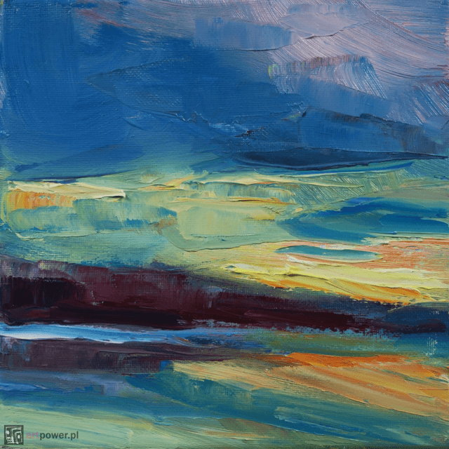 Słońce za rzeką V